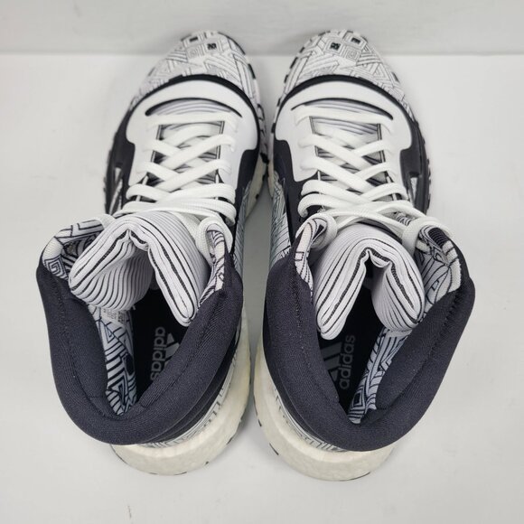Adidas Marquee Boost Men's Black White Basketball Shoes EF1230 US Size 11.5 - Picture 5 of 10
